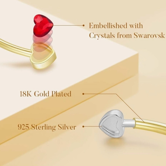 NWOT Girl's Bangal Charm Bracelet - Picture 4 of 8